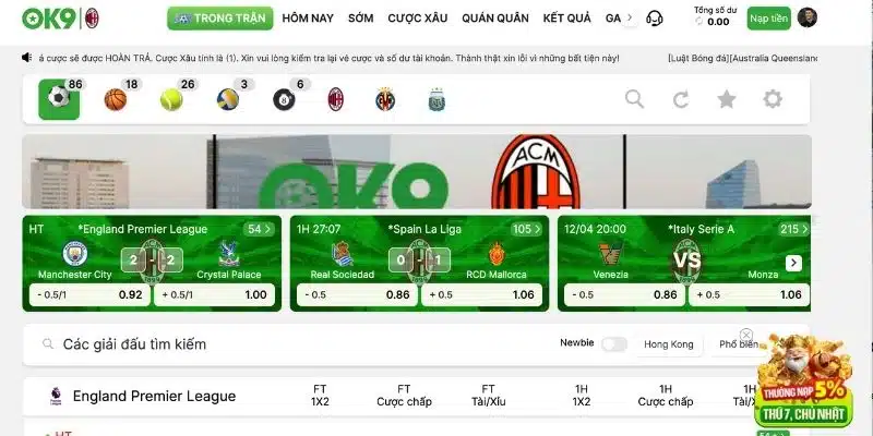 Dưới đây là hướng dẫn từng bước giúp bạn nạp tiền OK9 thành công chỉ trong vài phút.